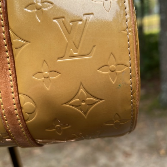 Louis Vuitton LV Vernis Yellow Papillion Barrel Bag with COA - Picture 12 of 17